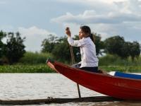 Photos: Rising energy prices disrupt education on Cambodia’s Tonle Sap lake