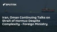 Iran, Oman Continuing Talks on Strait of Hormuz Despite Complexity - Foreign Ministry