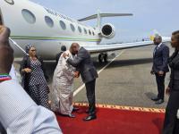 PRESIDENT BARROW IN LIBREVILLE FOR GABON'S 66TH INDEPENDENCE ANNIVERSARY