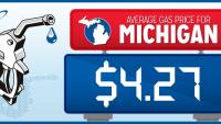 Michigan's average gas price up 12¢ in past week