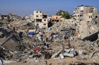 Three Palestinians injured in Israeli shelling in latest Gaza ceasefire violation