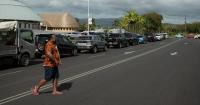 Courthouse parking forces drivers into wrong lane
