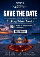 Discover the luxury of Noku Maldives at an exclusive webinar on 21 August