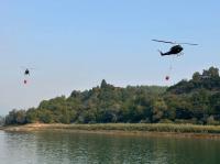 Firefighters and AF of BiH continue to fight the Fire near Bosanski Grahovo