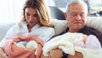 King, Queen finally meet twin granddaughters