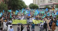Karachi traffic police issue advisory as JI sit-in enters second day