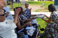 Pocatello icon Idaho Purce celebrates 100th birthday at park bearing her family’s name