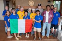Lions welcome Italian students