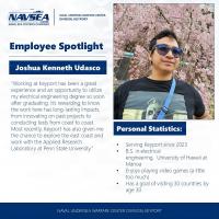NUWC Division, Keyport Employee Spotlight: Joshua Udasco