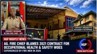 Acting Fire Chief Blames 2021 Contract For Occupational Health & Safety Woes Experienced By Fire Men In 2026