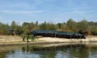 Croatian army helps rescue Roman ship replica stranded on Drava