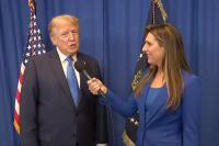 Trump propositions Fox News reporter over Karoline Leavitt’s sudden job opening: ‘How about you?’
