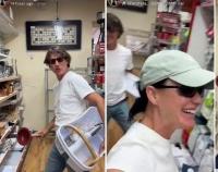 Justin Trudeau, Katy Perry rock out at Home Hardware to Xav's song
