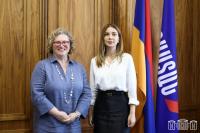 Welcoming Ambassador Cole to the Parliament, Anna Grigoryan emphasized the importance of cooperation with the United Kingdom in various formats