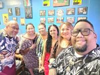Amata congratulates Haylie-Jeanette Tuiasosopo on completing District Office Internship