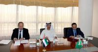 Meeting with the Ambassador of the United Arab Emirates held at the Ministry of Foreign Affairs of Turkmenistan