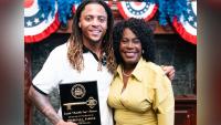 Activist gets key to the city after finishing 3,000-mile walk in support of youth