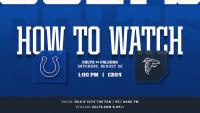 How to watch the Atlanta Falcons at Indianapolis Colts on August 22, 2026
