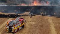 UK wildfire risk remains critical despite forecast of heavy rain as fire chiefs warn ‘we’re not out of this yet’