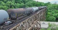 Rusty condition of train bridge that travels over busy Pennsylvania highway draws concern