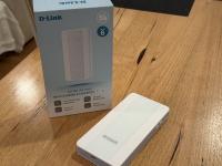 The D-Link F518 5G Wi-Fi 6 AX1800 Mobile Hotspot with 8000mAh Battery provides quick and easy internet on the go