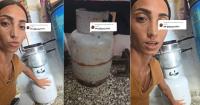 Cuban pays $99 for a "small gas canister": "It's still hard even with money."