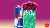 McDonald's unveils new Red Bull energy drink.