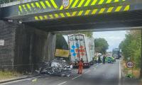 Britain's 'most bashed bridge' is hit by two lorries in two days