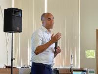 VIDEO: Election threats ‘not hypothetical any more,’ Attorney General Nick Brown warns West Seattle Indivisible. So how are officials preparing?