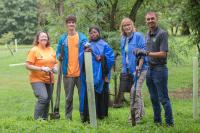 Officials join Pennsylvania Outdoor Corps to plant 250 trees in Eagles Forest at Neshaminy State Park honoring nation’s anniversary