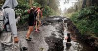 Homes destroyed by mudslide brought by Lala on Hawaii’s Big Island