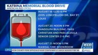 Katrina Memorial Blood Drives kick off this week across South Mississippi