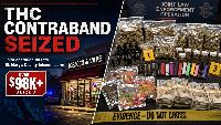 Joint Raid Seizes $98K in Cannabis, THC Products