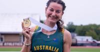 AUSTRALIAN OLYMPIAN CAMRYN NEWTON-SMITH CROWNED "WORLD'S GREATEST ATHLETE" IN WOMEN'S DECATHLON WORLD CHAMPIONSHIPS