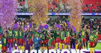 Cameroon women celebrate WAFCON title during victory parade
