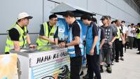 Hong Kong International Airport steps up heat prevention measures to protect frontline workers