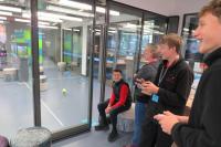 Students relish Wang Tech School visit