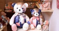 Kyoto shop turns traditional Japanese kimono into teddy bears, with special meaning hidden in their patterns