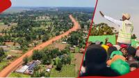 List of top 10 counties with smallest tarmacked rural roads network in Kenya in 2026