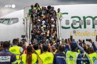 Thousands Welcome Cameroon’s WAFCON Champions in Yaounde