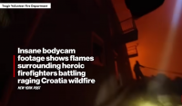 VIDEO: NY Post Publishes Footage of Croatian Firefighters