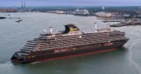 Luxury cruise ship makes maiden visit to Southampton