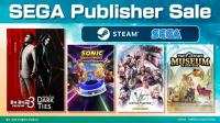 SEGA Launches Publisher Sale on Steam