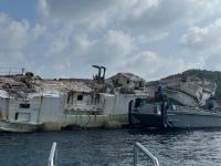 U.S. Navy begins removing derelict vessels from Koror waters