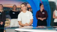 In pictures: Top Perth athletes get a look behind the scenes of Nine’s CBD headquarters