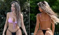 Farrah Abraham flaunts her hourglass curves and liquid BBL in a bikini after announcing career pivot to politics