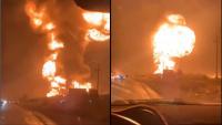 Video: Massive explosion in fuel depots in Iraq's Sulaymaniyah, 20 injured