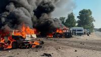 At least 10 killed in Russian strike in northeast Ukraine's Kharkiv region, governor says
