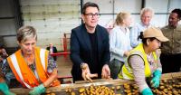 UK issued chilling WW3 warning as Andy Burnham checks potatoes during 'listening' tour