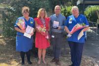 Hospital team members receives national award for outstanding support